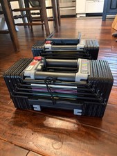 POWERBLOCK ELITE EXP ADJUSTABLE DUMBBELLS, STAGE 1, 5-60 LB. DUMBBELLS - BLACK