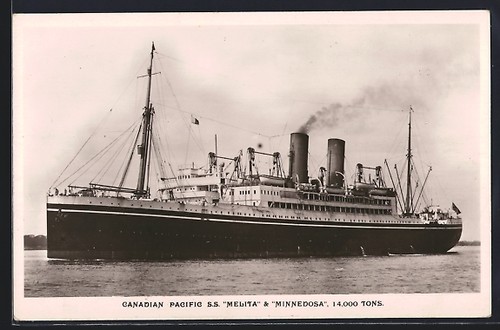Navire passagers melita - ss,