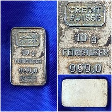 Lingot Argent Pur Banque