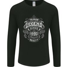 T-Shirt À Manches Longues Premium Legend 35e Anniversaire 1990 Pour Hommes