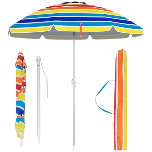 Parasol plage avec sac de - parasol,