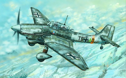 Trumpeter junkers 87d stuka - ju-87d,