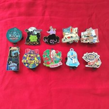 Disney Pins 10 Pins Set The Little Mermaid Goofy Toy Story Olaf Cars