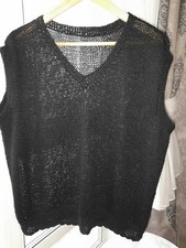 Silk sweater knit vest luxury crop mohair sleeveless waistcoat slouchy gilet