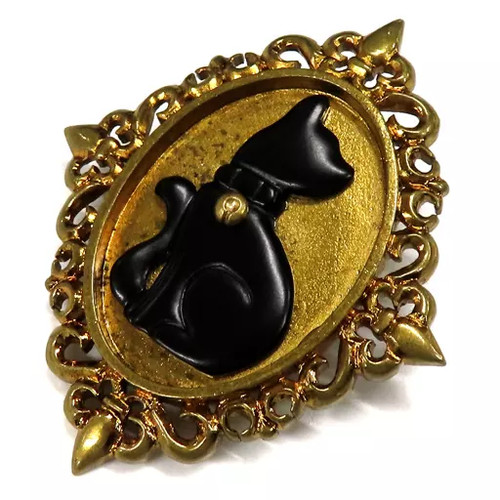 Broche pour chat noir - , sound