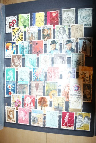 Lot timbres belgique - 2,
