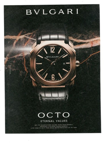 Bulgari publicité montre - publicité, octo