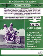 ZUNDAPP Brochure KS50 KS 50 1971 1972 1973 1974 1975 1976 Sales Catalog REPRO