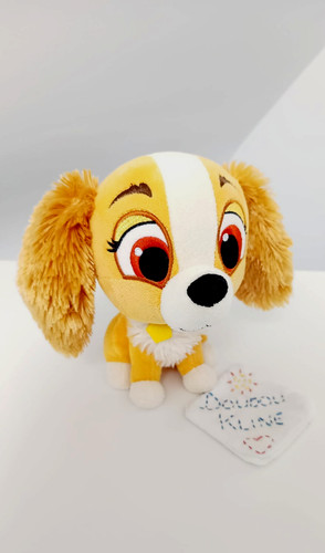 Peluche doudou lady belle - la,