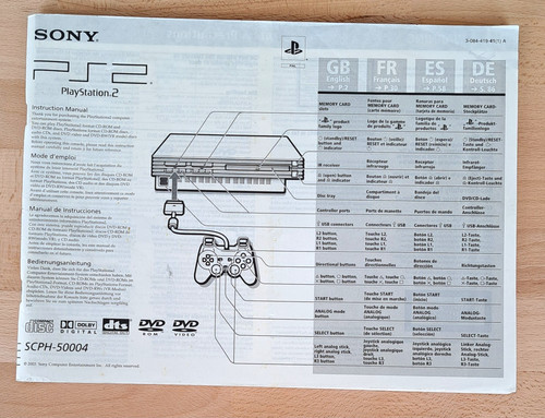 Notice console ps2 - notice,