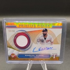 2024 Topps Pristine Pieces Auto Relic Gold /50 #PPAR-ED Ezequiel Duran (AU)