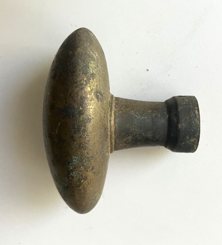Ancienne poignee bouton - ancienne, olive