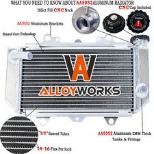 2 Rangée Aluminium Radiateur