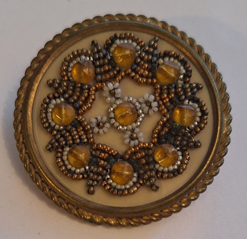 Broche ancienne laiton - ancienne, et
