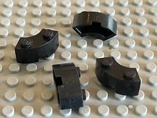 4 x LEGO Vintage Black bricks 3063 Set 6085 6086 6953 6210 10188 5590 5571 7784