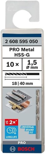 Bosch 10x foret hélicoïdal - bosch,