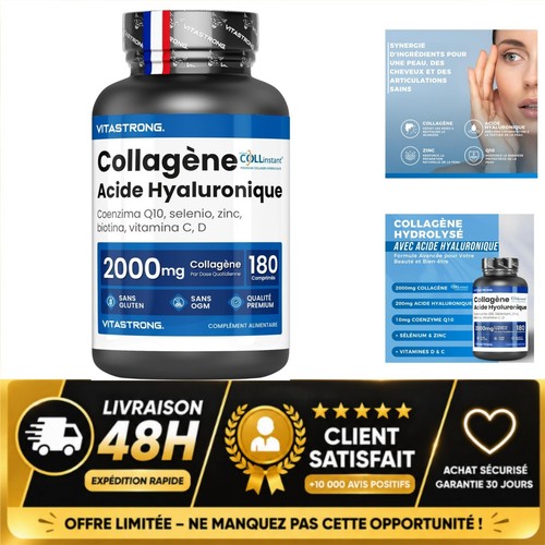 Collagène acide hyaluronique - collagène,