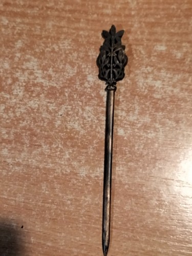Ancien hatelet brochette pique - hatelet,