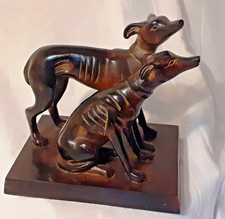 STATUETTE GROUPE LEVRIERS