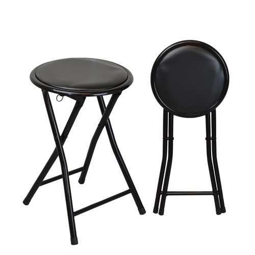 Rembourré pliant tabourets - rembourré,