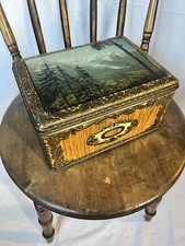 Boite à biscuits ancienne en