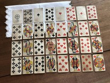 French Antique France 1890 Antique Playing Card Piquet Card Piquet 3 Full Rare