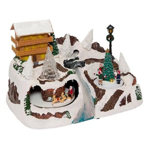 Village noël chalet - village,