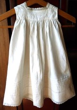 Robe longue ancienne baptême