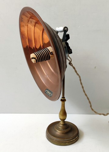 Old thermor heater - old, bronze