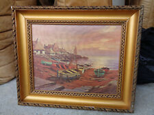 ANCIEN CADRE EN BOIS STUC