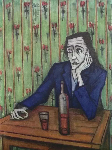 Bernard buffet femme au - :,