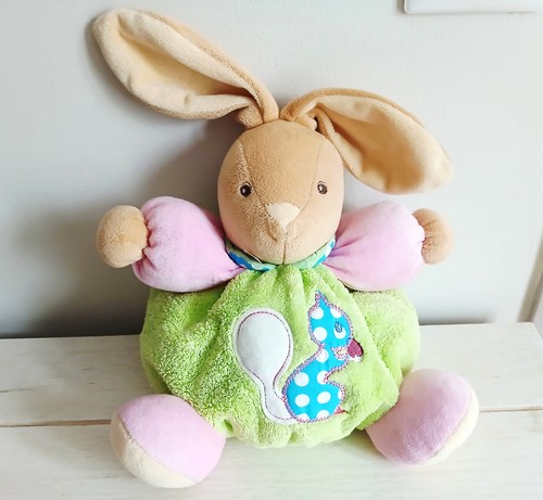 Kaloo doudou lapin boule rose - kaloo,