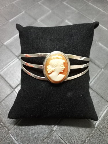 Bracelet semi rigide camée - bracelet,