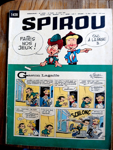 Spirou 1428 gaston - spirou,