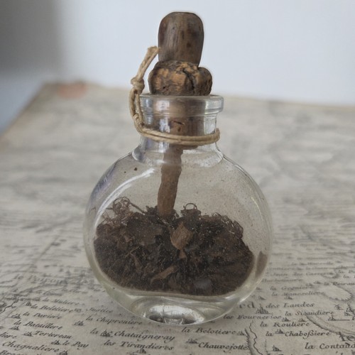 Tabatière ancienne verre - tabatière,
