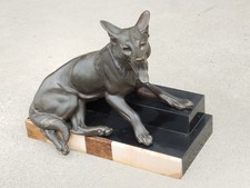 Sculpture chien art déco