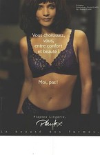 PUBLICITE ADVERTISING  1996  PLAYTEX lingerie soutien gorge slip armargique