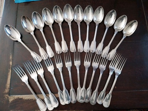 Menagere ercuis metal argente - menagere,