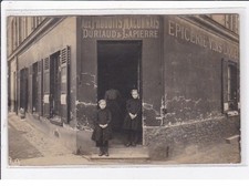 CHARENTON LE PONT: photo card of the grocery store "with Maconnais products" DURIAU