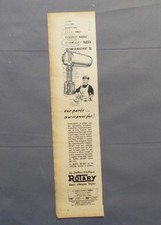 ANTIQUE ADVERT CLIPPING ADVERTISING ADVERTISING 150517 / ROTARY ELECTRIC DRUMMER