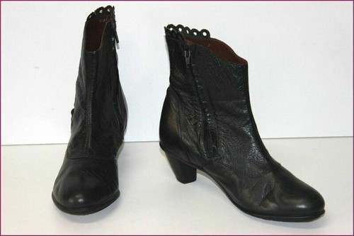 Arcus bottines cuir dentelé - cuir,