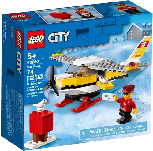 Lego city 60250 l avion - city,