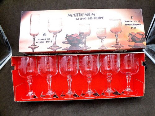 Cristal arques 6 verres a - d'arques,