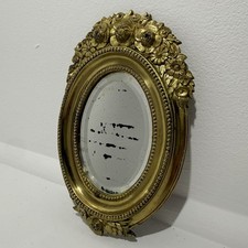 Antique Miroir En Bronze