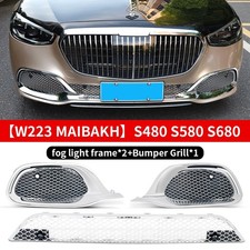 W223 Car Lower Grille Mesh Bumper For Maybach Replace S class S580 S680 2021+