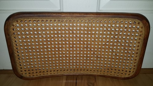 Vintage wicker and wood - and,