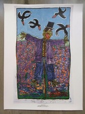 COMBAS Robert Original Poster 2015 Scarecrow Sète Crucifixion Lyon