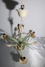 Vintage Lustre Métal 3 fleurs Massive Art N°73022/03/ Italie