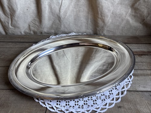 Grand plat ovale métal - plat,