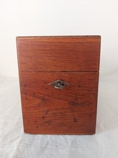 Ancienne Boîte À Fiches Bois